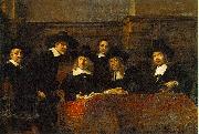 REMBRANDT Harmenszoon van Rijn The Syndics of the Clothmakers Guild, china oil painting artist
